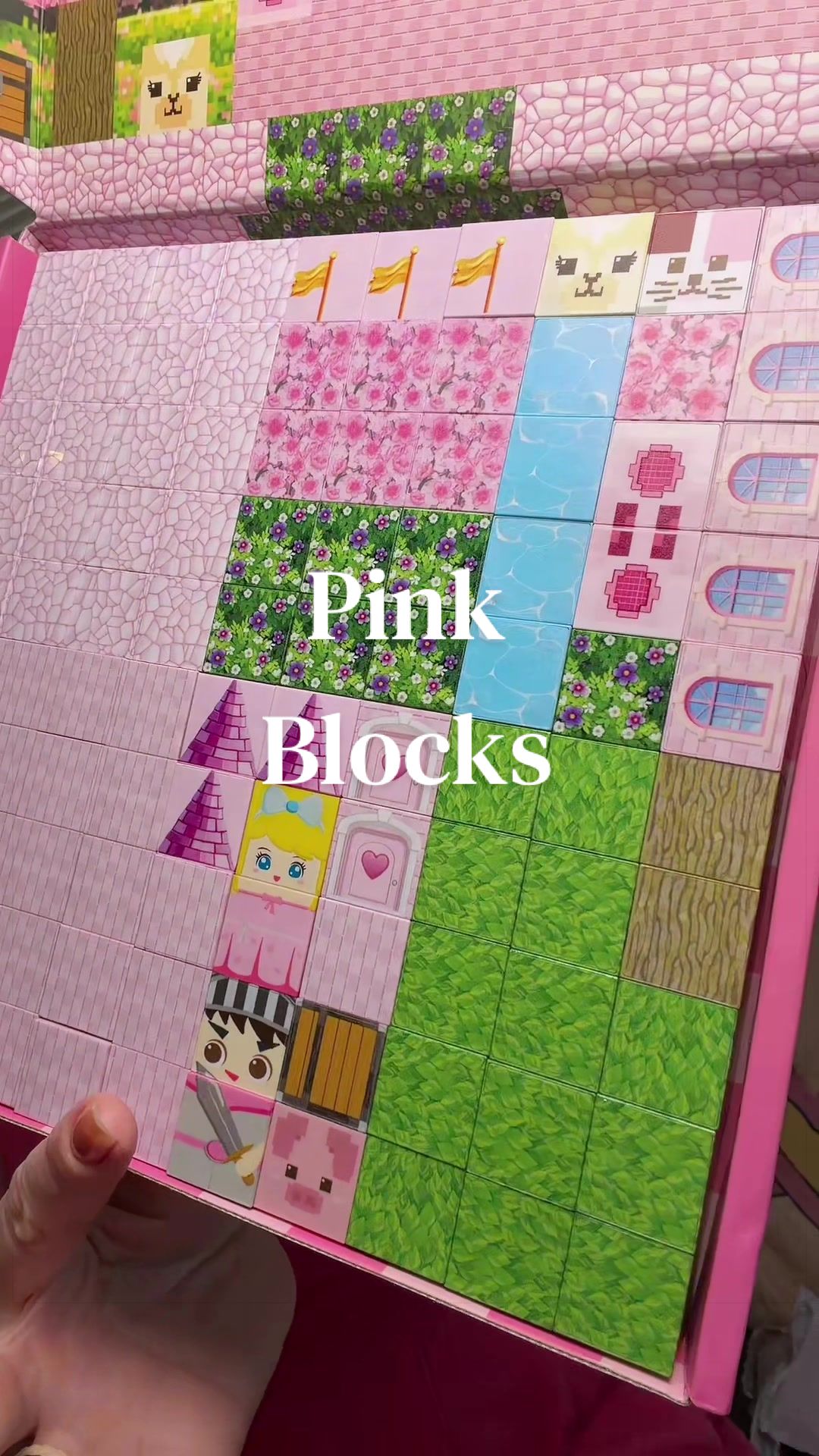 TikTok post by @cajuncamperchronicles for Magnetopia. Caption reads: [...] blocks, and imaginative play. @Magnetopia....