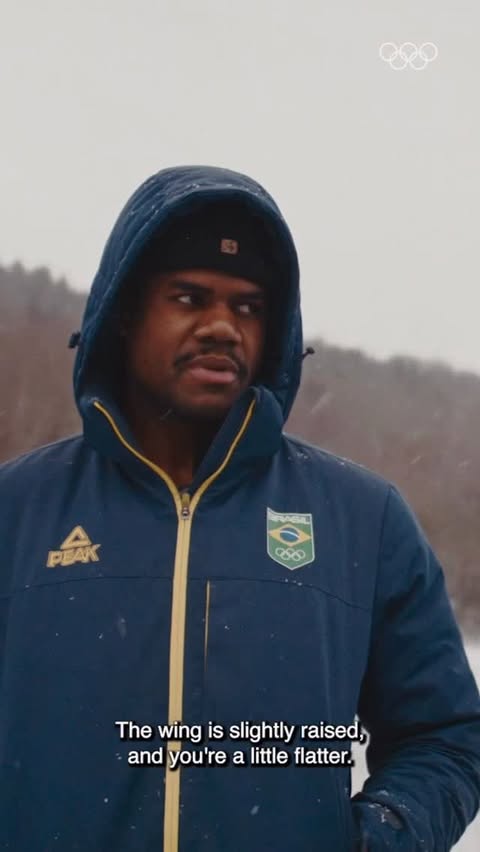 Instagram post by @edsonbobsled for Olympics. Caption reads: Inspired by the Jamaican bobsled team, Edson....