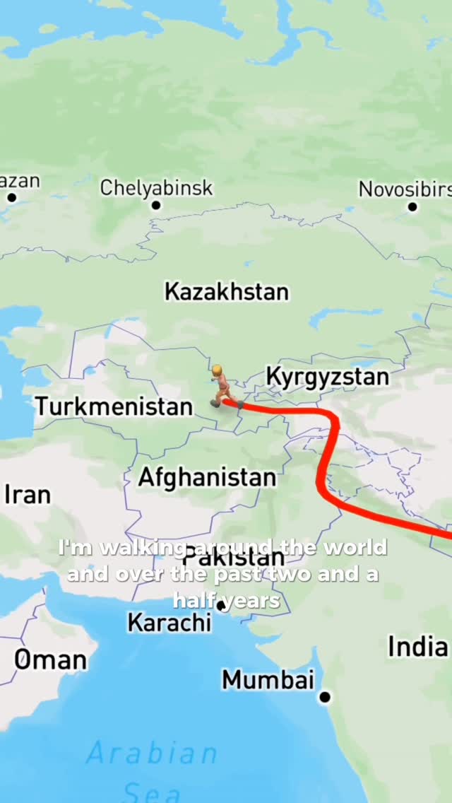 Instagram post by @alexander_campbell for Saily. Caption reads: #ad Walking around the world means crossing a lot....