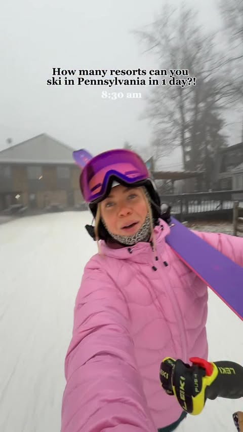 Instagram post by @grace_donner for Epic Pass. Caption reads: Checking 6 more @epicpass resorts off the list.....