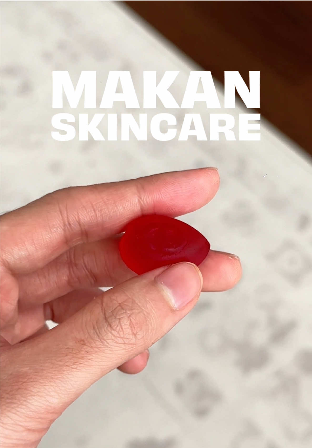 TikTok post by @katkathh_ for Natur-e. Caption reads: [...] ketagihan ngemilin kebanyakan ☺️🤲🏻....