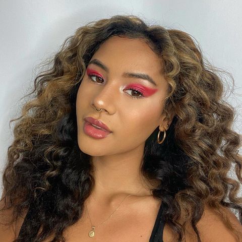 Instagram post by @angelmoret for BH Cosmetics. Caption reads: [...] of each month 🥰💫✨ #ad Thank you....