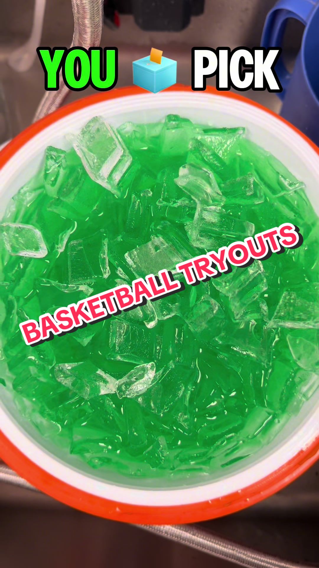 TikTok post by @mrdrinkk for Gatorade. Caption reads: Basketball Szn 🏀 @Gatorade #gatorade #basketball....