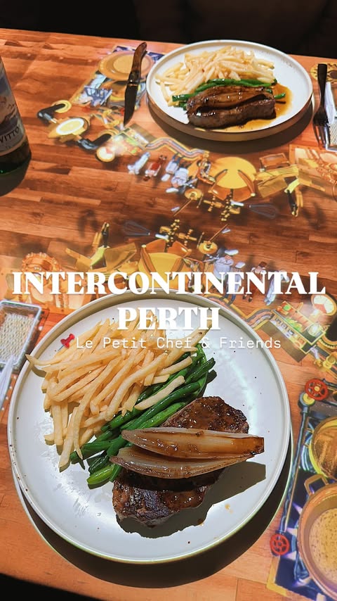 Instagram post by @perthyums for Le Petit Chef. Caption reads: [...] before ✨🍽️ We recently experienced Le Petit....