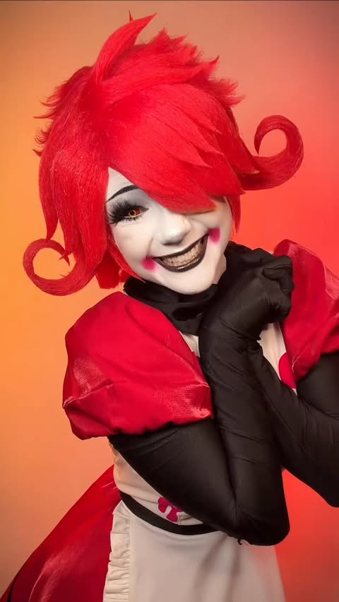 Instagram post by @spilll.thetea for dokidokicosplay. Caption reads: [...] LOVE BUG!! ♥️ Cosplay and Wig from....