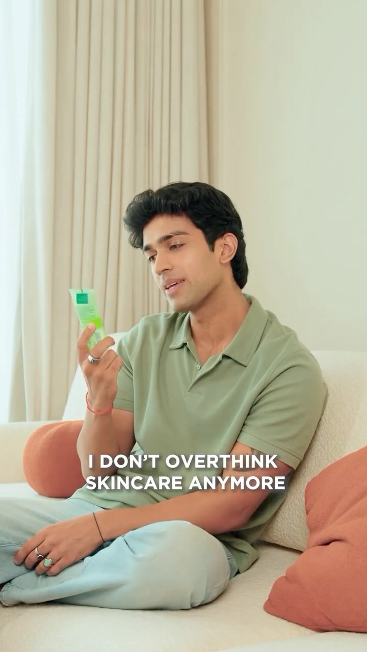Instagram post by @manasvivashist for Simple Skincare. Caption reads: #ad 
My sensitive skin has always had a mind of....