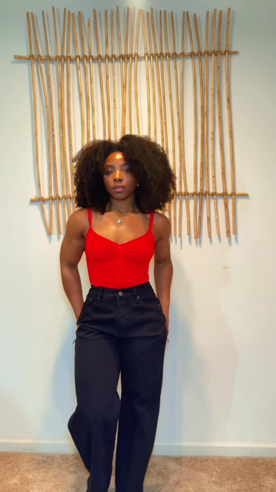 TikTok post by @daraaaaaaaaaaaa13 for Shaperx. Caption reads: This SHAPERX zipper bodysuit hugs my body in all....