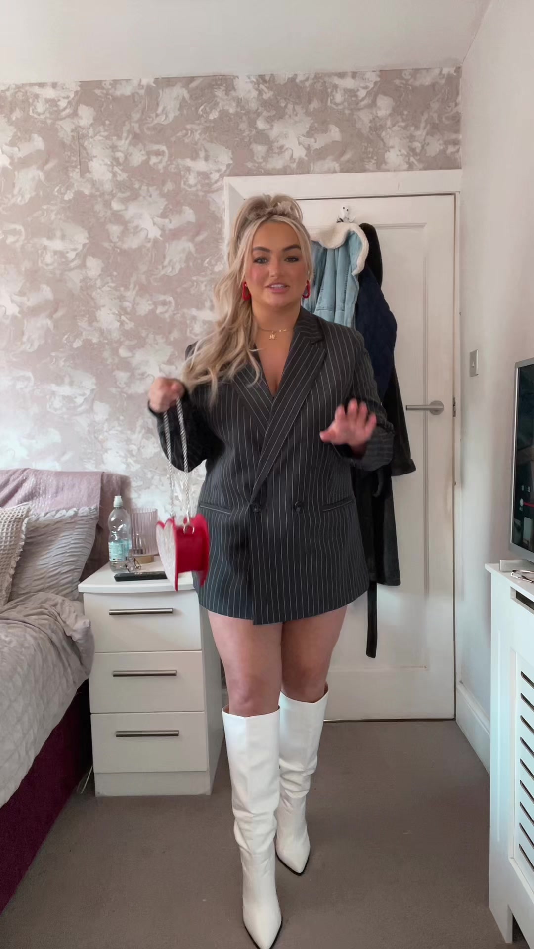 TikTok post by @macyjademua for PUBLIC DESIRE. Caption reads: Wide calve girlies.. I GOT YOU😽 @publicdesire you....