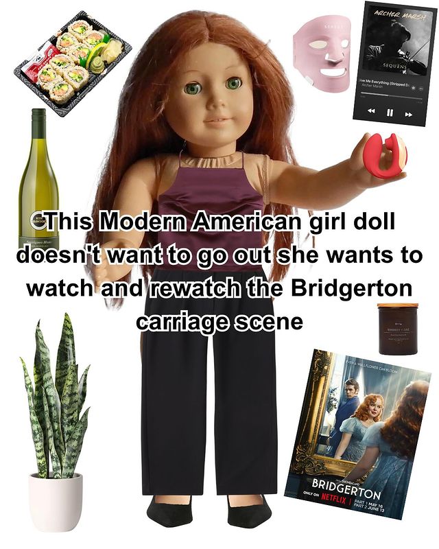 Instagram post by @modernamericangirldolls for Bellesa Boutique. Caption reads: ✨giving timeee✨
guyyys we got the hookup from....