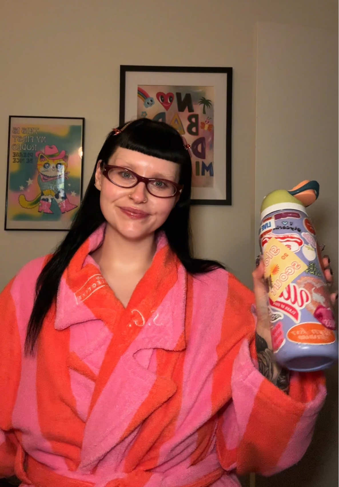 TikTok post by @theglowscout for TheraBreath. Caption reads: me when I have energy products:  @babylissprousa....