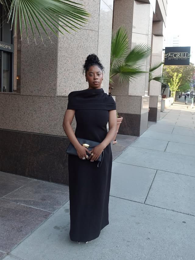 Instagram post by @nakyajoi for Rent the Runway. Caption reads: @renttherunway has completely changed my....
