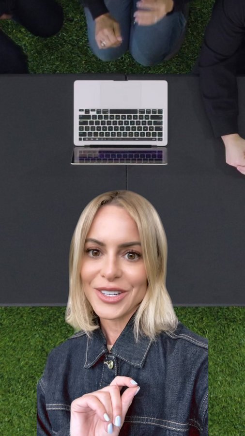 Instagram post by @sophiaamoruso for Salesforce. Caption reads: [...] under the clock is my norm. So when....