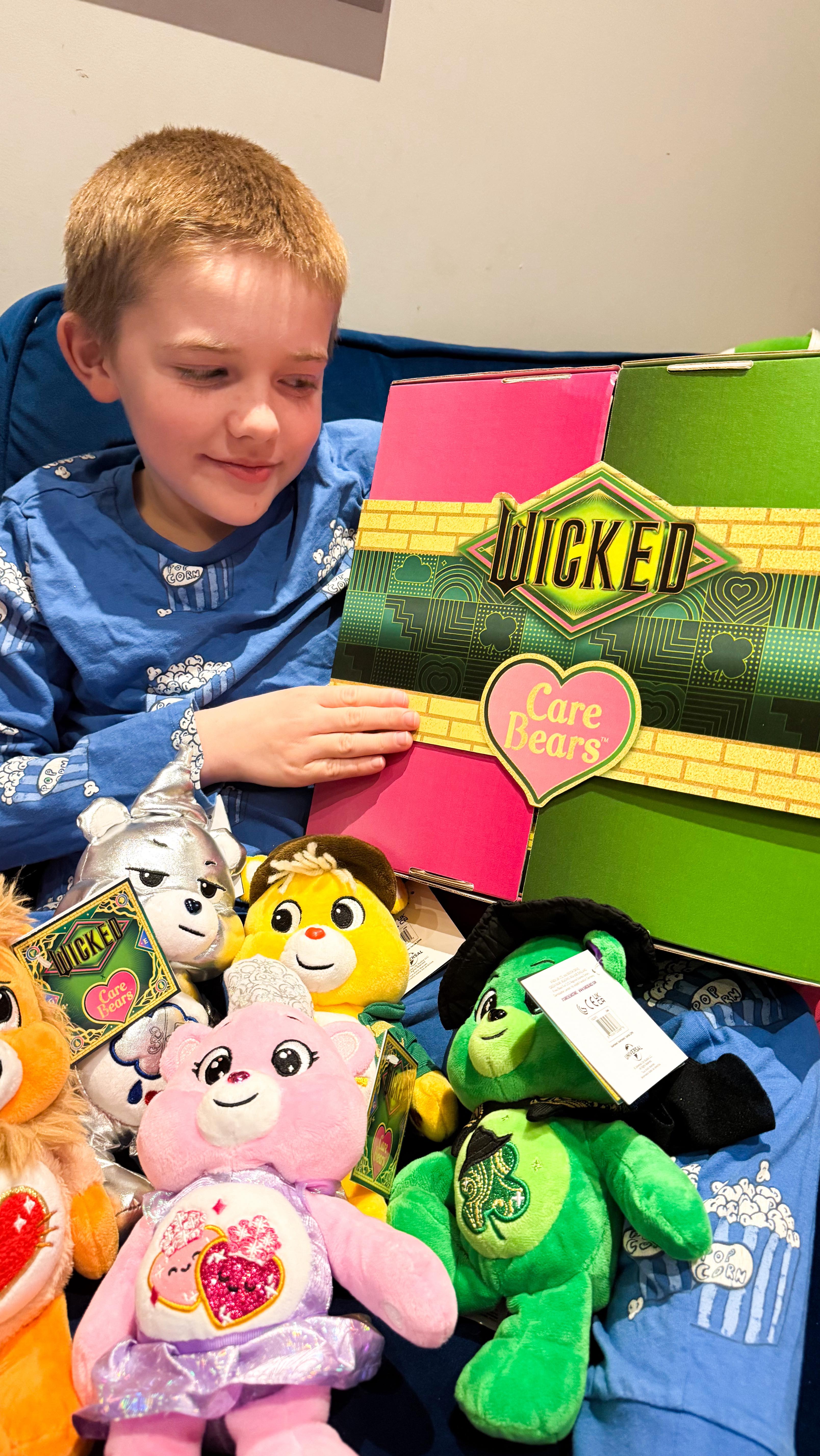 Instagram post by @findingroisin for Basic Fun!. Caption reads: AD Care Bears X Wicked 

I am so excited to share....