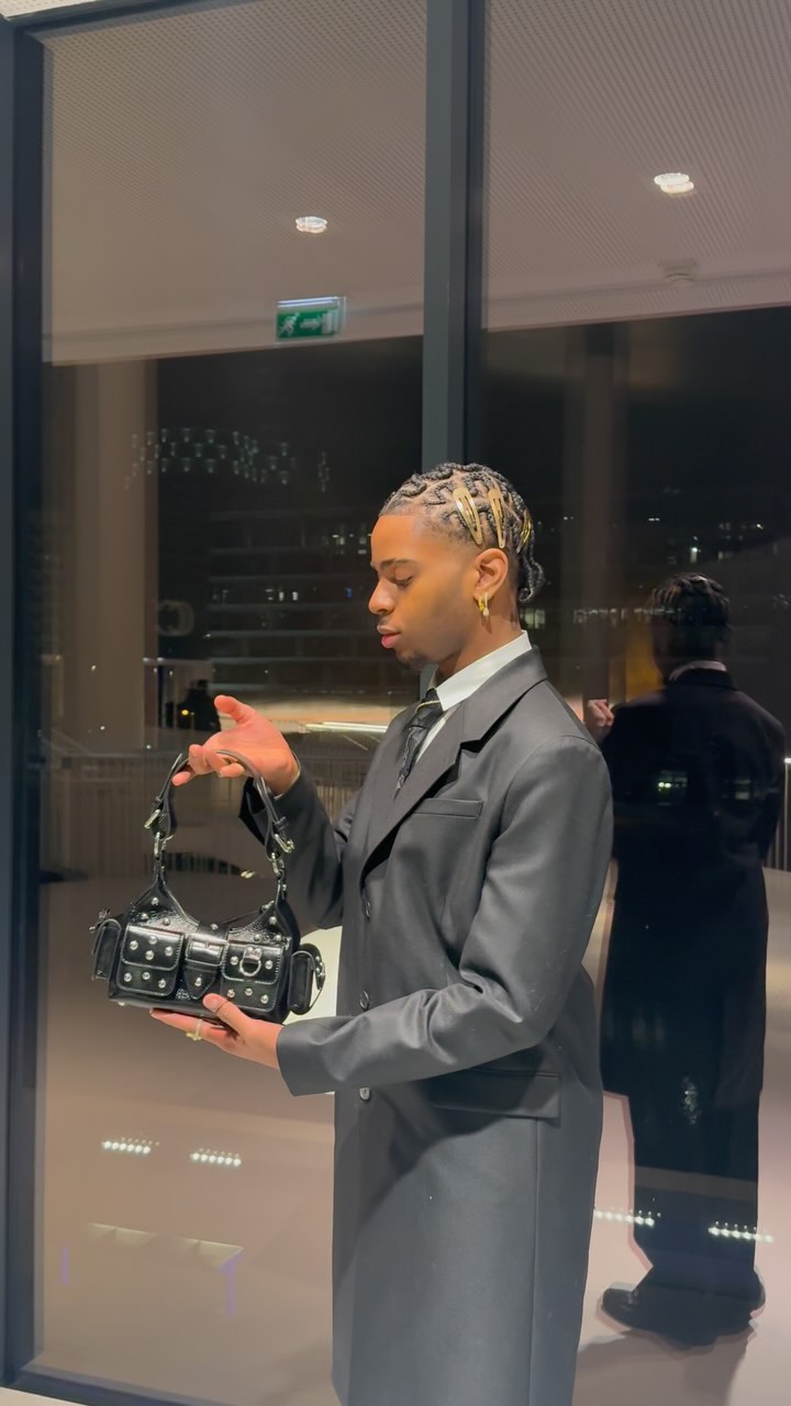 Instagram post by @ckj_k for The Kooples. Caption reads: @thekooples 🖤.