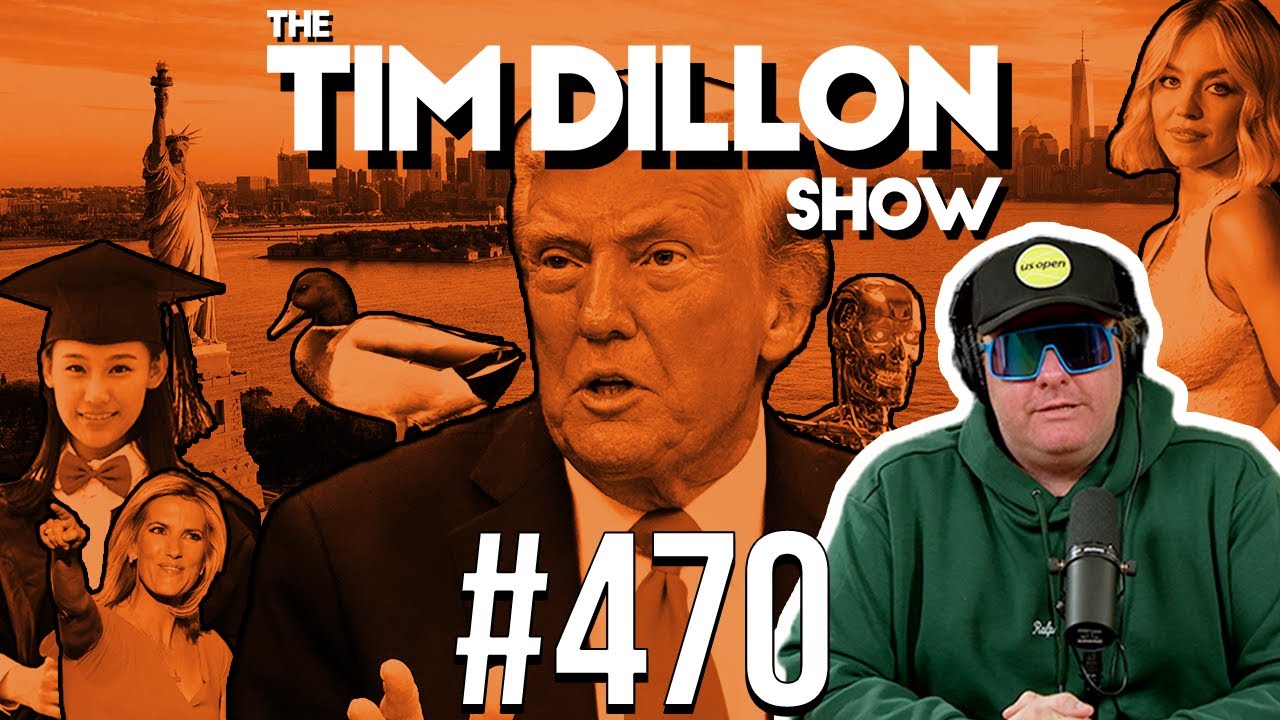 YouTube post by @TimDillonShow for Factor_. Caption reads: Lame Duck Donald & The Immigration Nation | The....