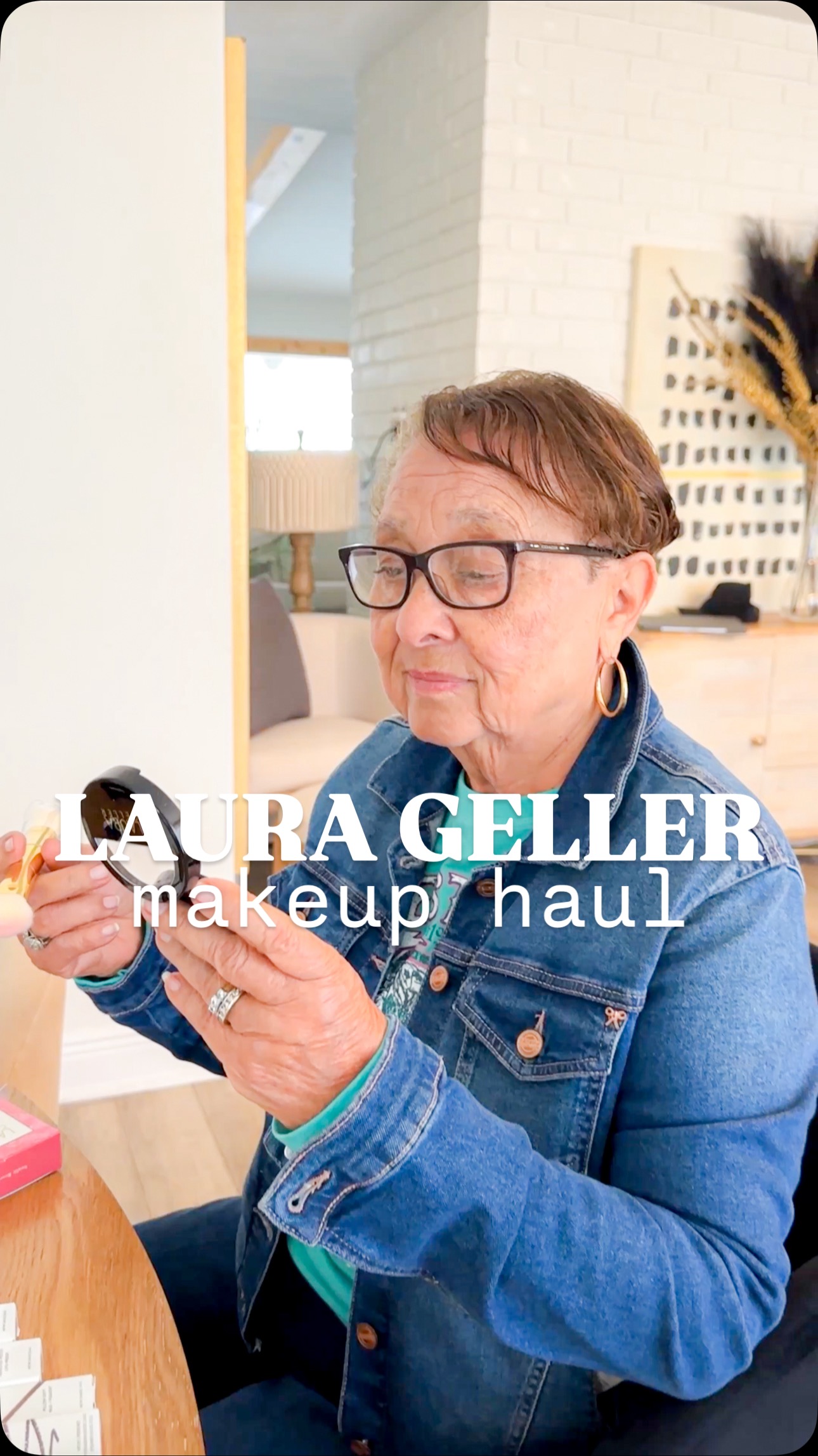 Instagram post by @thekerripaul for – Laura Geller. Caption reads: [...] my mama with our fav @lauragellerbeauty....