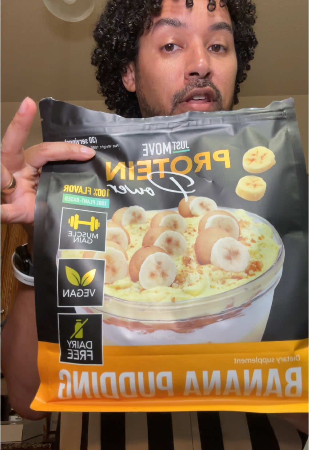 TikTok post by @getglamfam for Just Move Supplements. Caption reads: [...] hope this helps! The company is @Just Move....