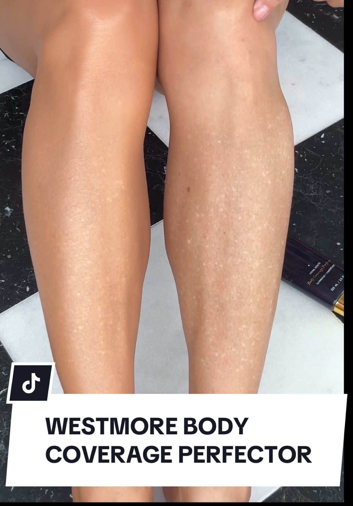 TikTok post by @shopwitheliseivy for Westmore Beauty. Caption reads: [...] this vid. Love & Linked @Westmore Beauty....