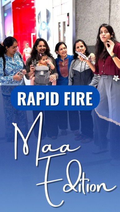 Instagram post by @bemyguest9491 for Aashirvaad. Caption reads: Rapid Fire – Maa Edition!
Turns out our supermoms....