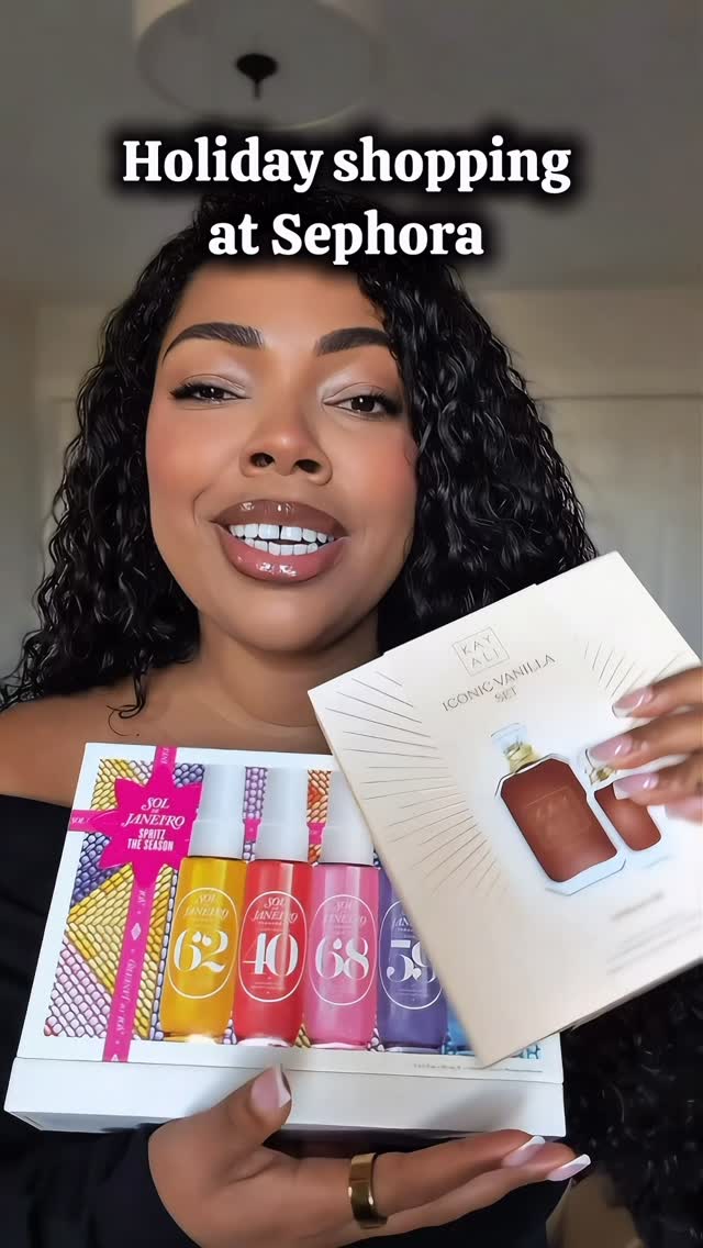 Instagram post by an influencer for Sephora Canada. Caption reads: No one does gifting like @Sephoracanada. Their....