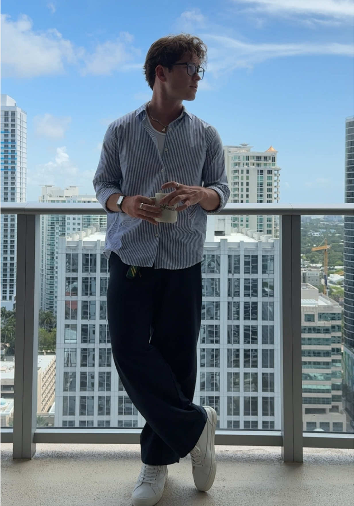 TikTok post by @kian.mccaffrey for Bank of America. Caption reads: my OOTDs will now my sponsored by @Bank of America....