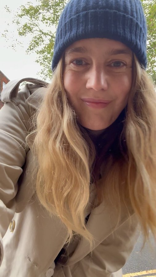 Instagram post by @douceur.uk for Russell & Bromley. Caption reads: Autumn, I will always love you… 
Despite the....