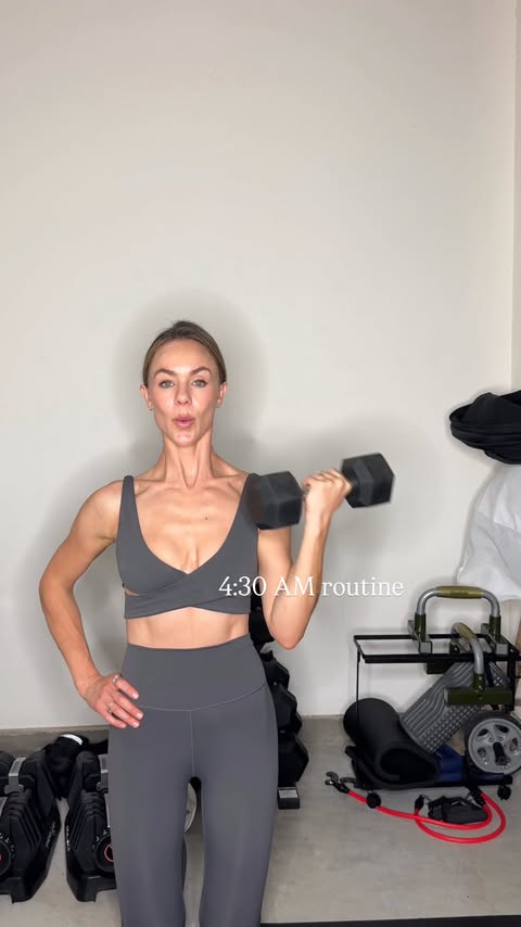 Instagram post by @celestethomas for The Sculpt Society. Caption reads: Timestamped baby & toddler mom of 2 morning....