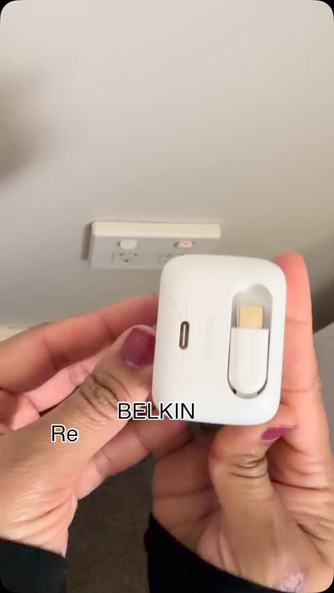 Instagram post by @everyday.biz for Belkin. Caption reads: Stay charge wherever you go! @belkinanz makes....