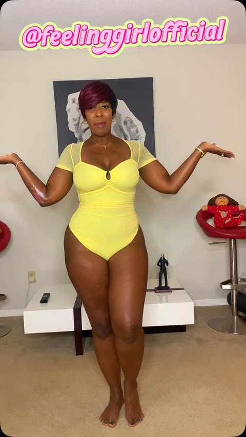 Instagram post by @britishbombshell for FeelinGirl. Caption reads: @feelingirloffical looks and feels great on me!!....
