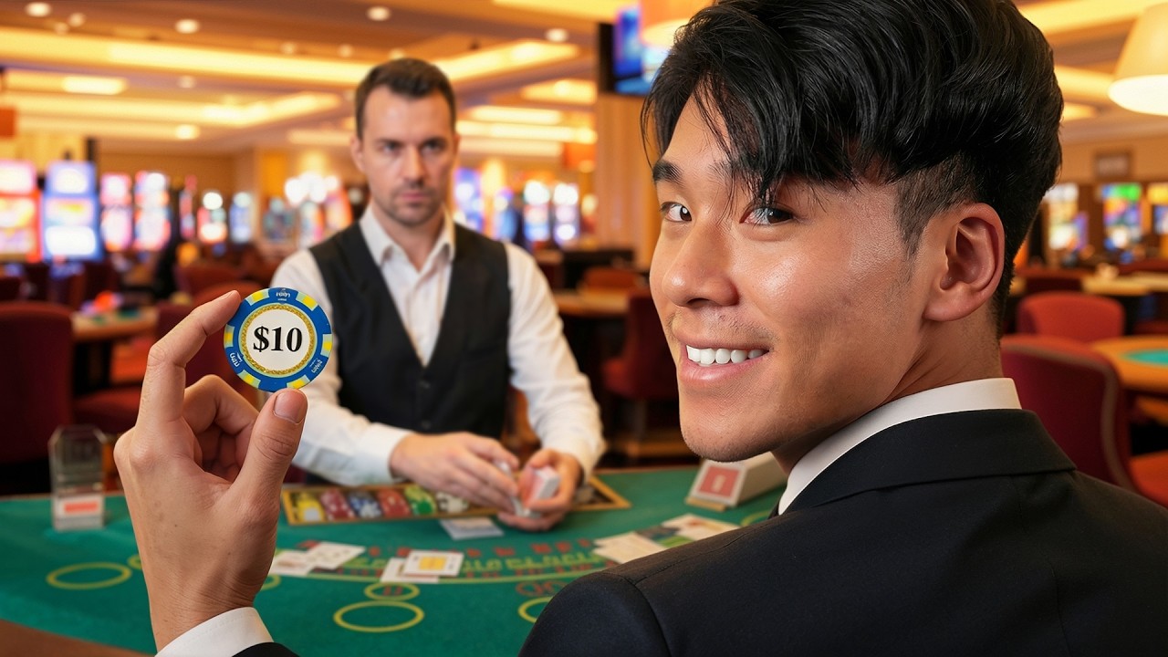 YouTube post by @StanYM for Grammarly. Caption reads: How Many Times Can I Double $10 in Vegas?.