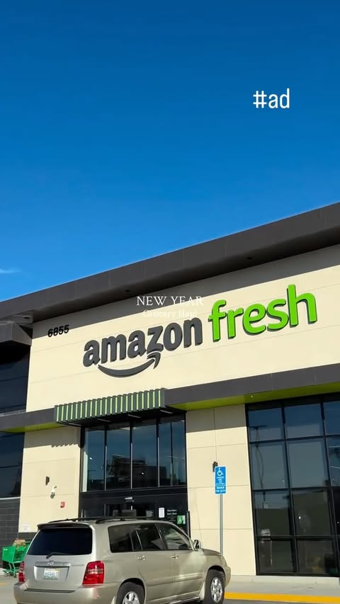 Instagram post by @cooklikeimbook for Amazon Fresh. Caption reads: [...] enjoy and look forward to every day.....