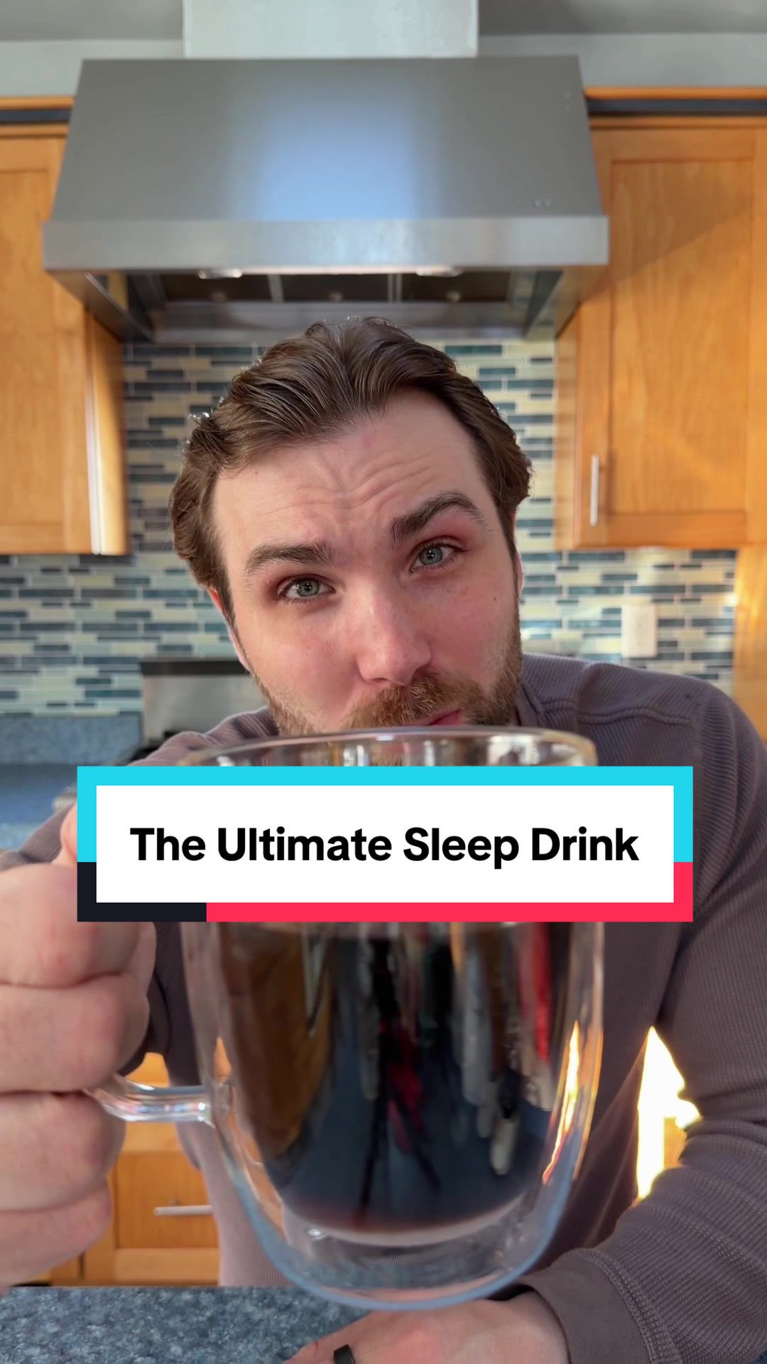 TikTok post by @healthwithcory for Solaray. Caption reads: [...] have every night before I go to sleep*....