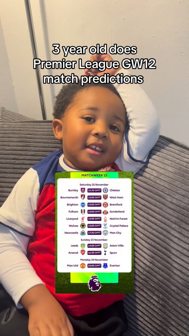 Instagram post by @zaizaibby for Premier League. Caption reads: Zai returns with his Premier league predictions....