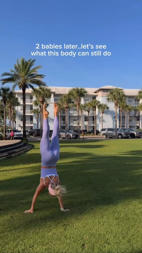 Instagram post by @joandkemp for Vuori. Caption reads: [...] different 🤸🏼‍♀️👶🏼 set is @vuoriclothing....