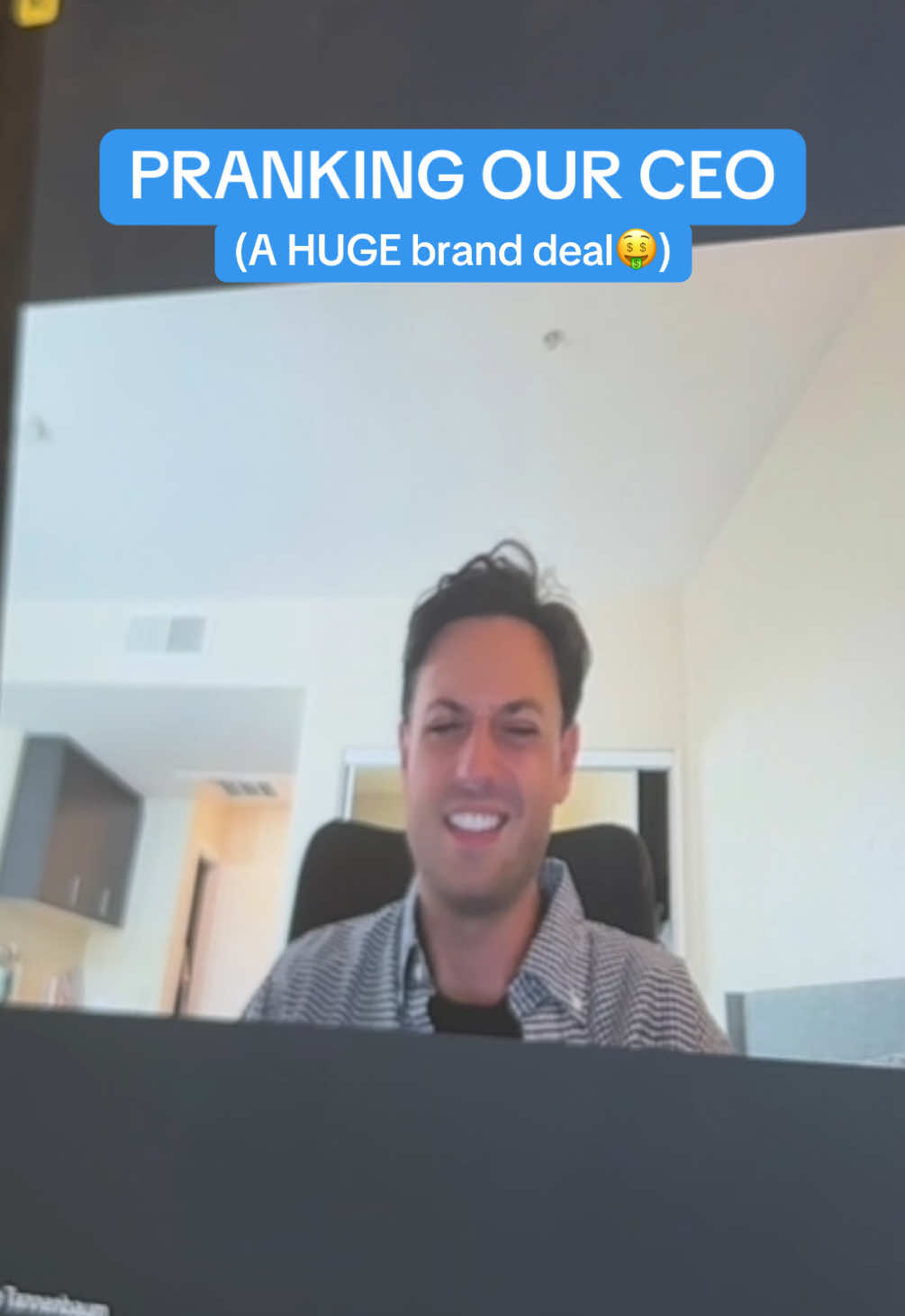 TikTok post by @craftmix for Febreze. Caption reads: @Febreze 👀🍹 #craftmix #ceo #prank .