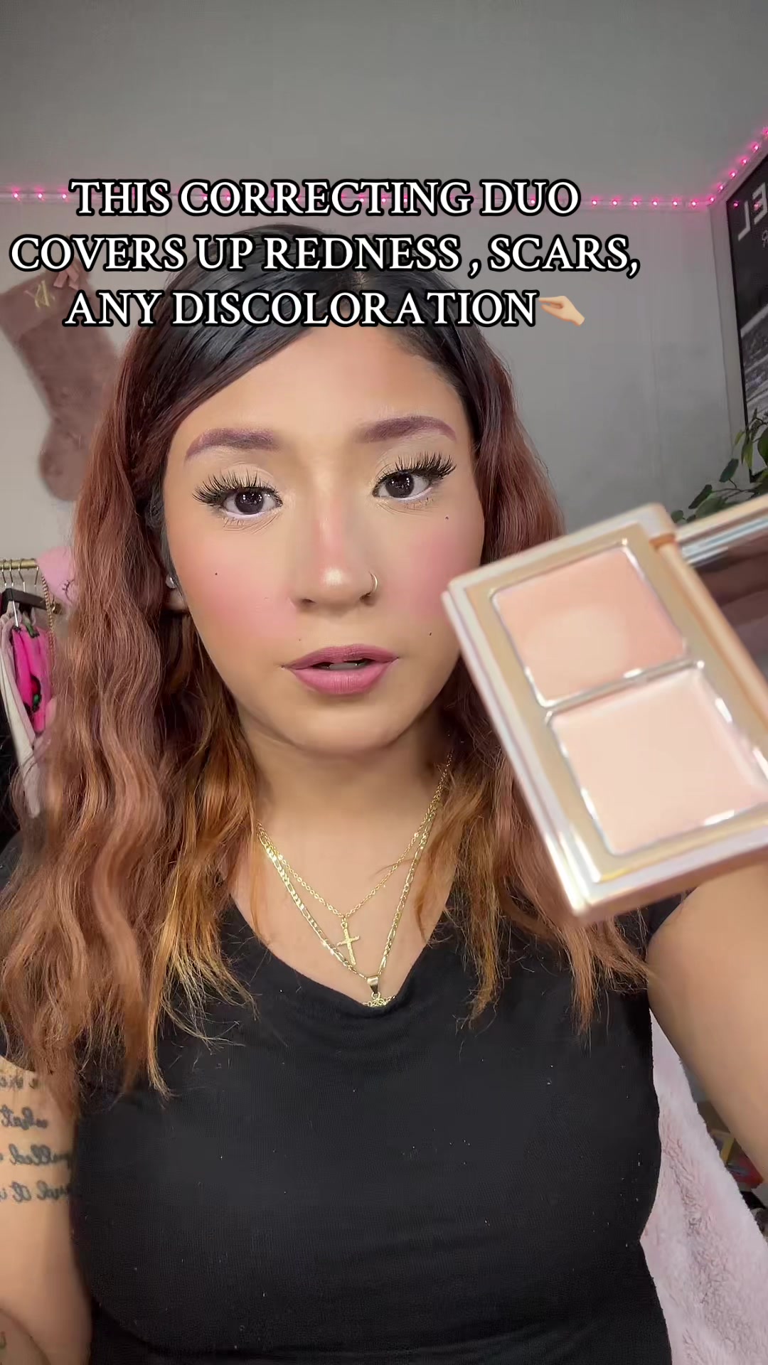 TikTok post by @its.nikkiiduh for Sigma Beauty. Caption reads: [...] #vlogs#nikkiiduh#🖤🪬 @Sigma Beauty.