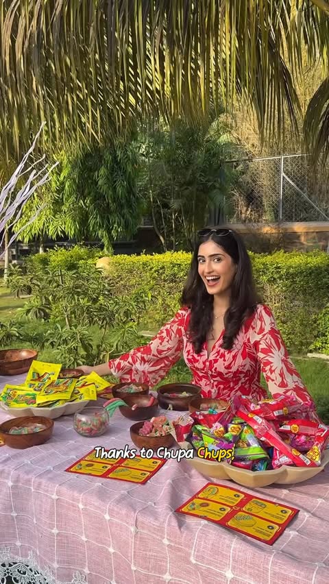 Instagram post by @aishwaryas__ for Chupa Chups. Caption reads: [...] candy, and little moments with....