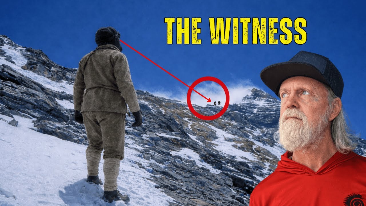 YouTube post by @EverestMystery for Suunto. Caption reads: 12:50 PM: The Most Debated Minute in Everest....