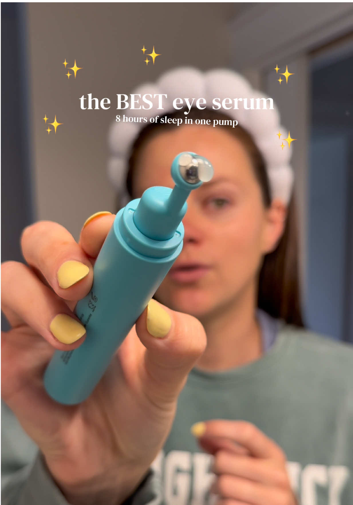 TikTok post by @izjohnson for Eight Saints Skincare. Caption reads: @Eight Saints Skincare my daily wake up call ✨🫶🏼....