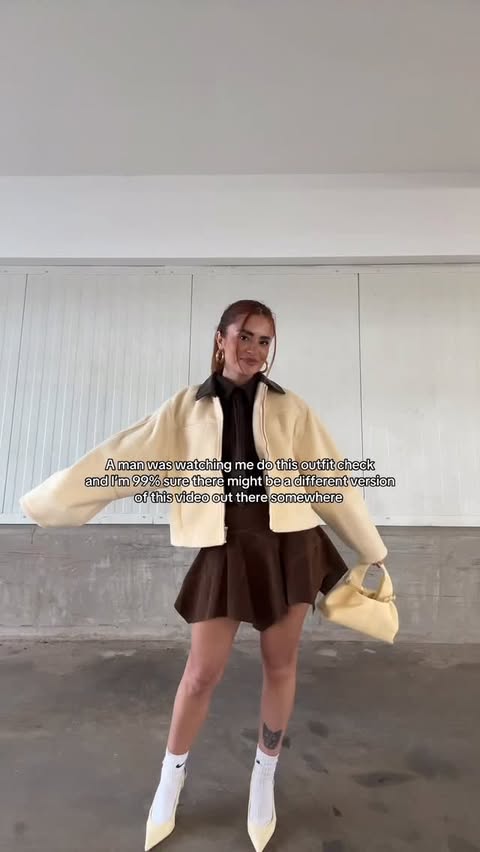 Instagram post by @leighwoodzx for PrettyLittleThing. Caption reads: Hope he liked the fit x (linked on my LTK)....