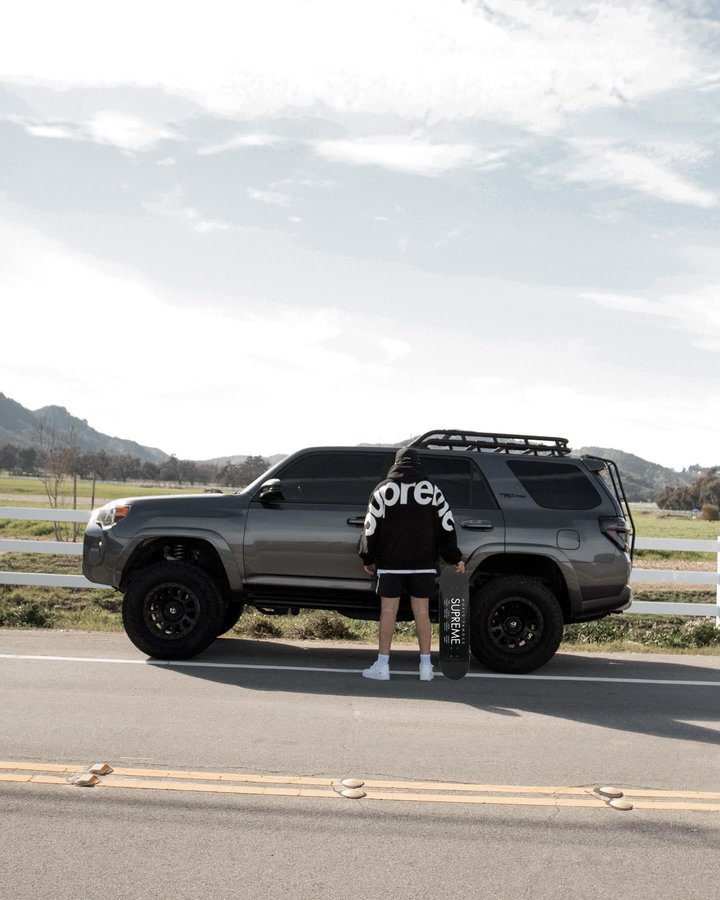 Instagram post by @joshbordo for Supreme. Caption reads: Everything @supremenewyork and quality is there....