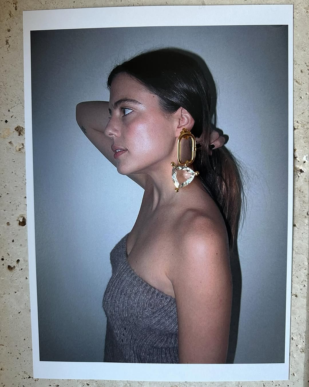 Instagram post by @isahernaez for TOUS. Caption reads: Many moods @tousjewelry *Ad.