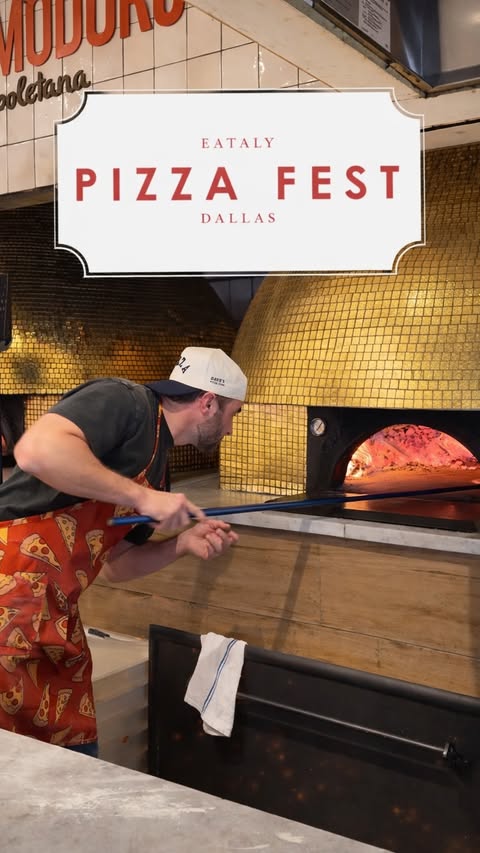 Instagram post by @davespizzaoven for Eataly Italia. Caption reads: I’m so pumped to announce that I’m teaming up with....