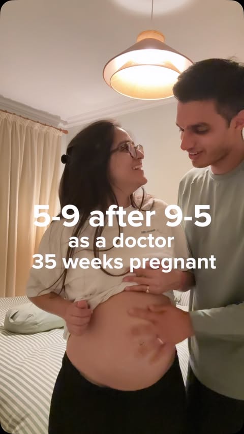 Instagram post by @doctorradhika for Najell. Caption reads: [...] Bump oil @dr_organic Pregnancy pillow....