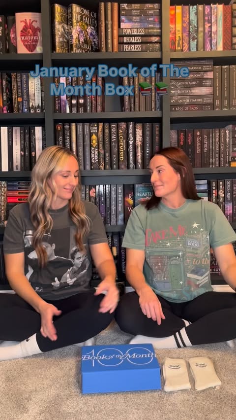 Instagram post by @twinreadsandreds for BookoftheMonth. Caption reads: [...] our BOTM picks = immediate TBR adds

👉 Go....