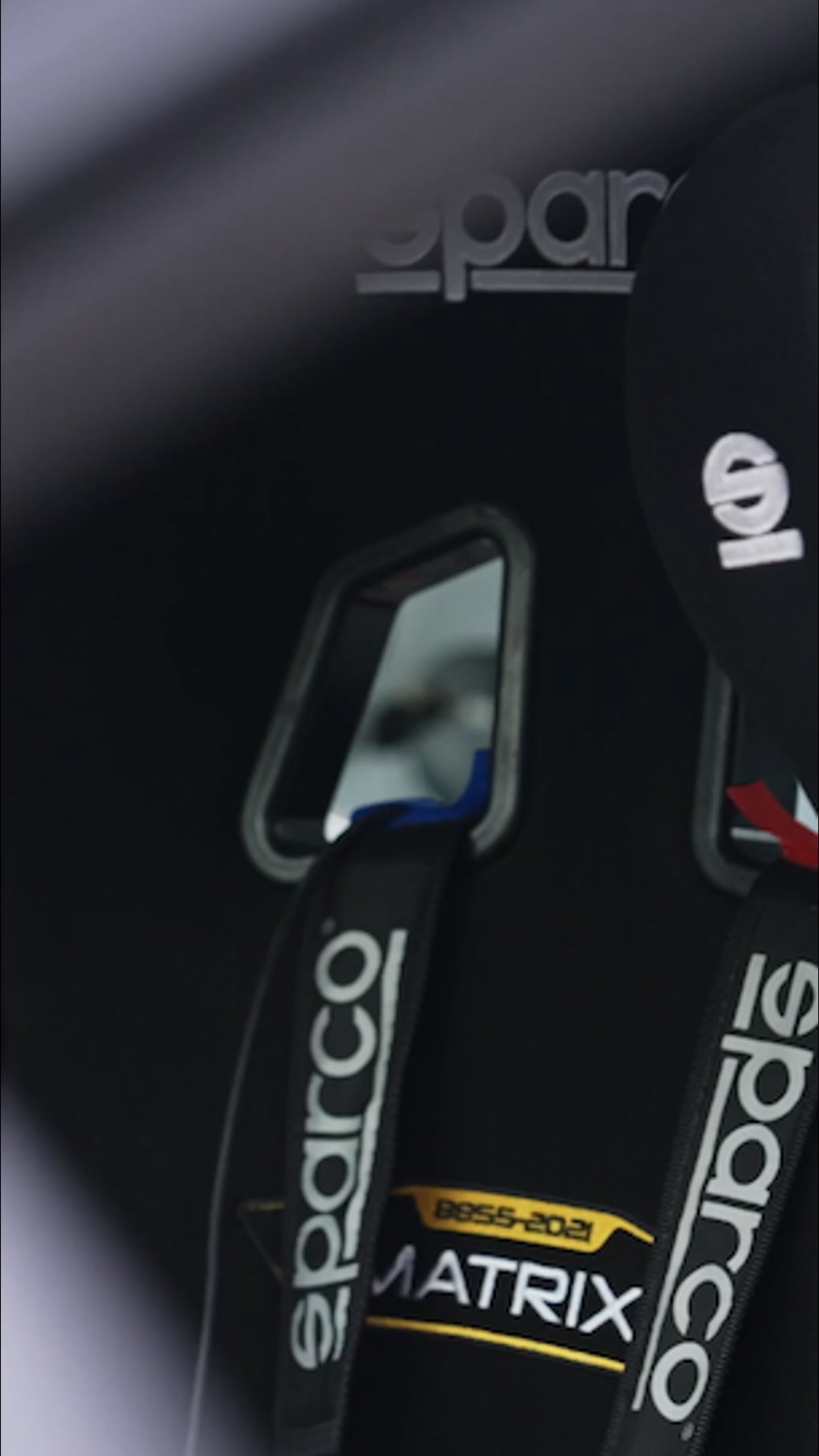 Instagram post by @lancia_official for Sparco. Caption reads: [...] performance, and backed by our partner....