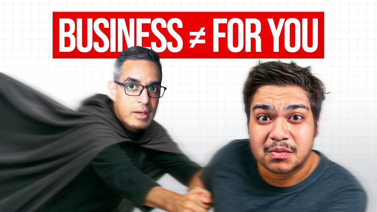 YouTube post by @BusyFunda for vidIQ. Caption reads: Don’t Start Online Business → If You Hate Science..