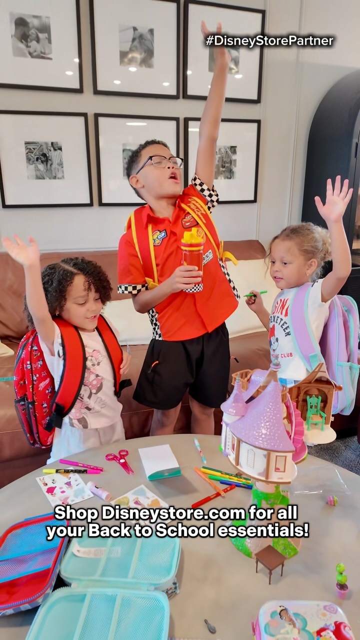 Instagram post by @thewilliamsondad for Disney Store. Caption reads: #ad “Can you tell us a story, Dad?” So I did - one....