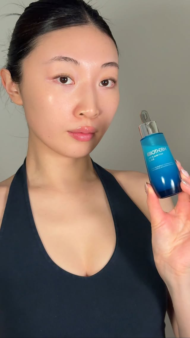 Instagram post by @prettywrinkles for BIOTHERM. Caption reads: [...] and a peace of mind. I checked my Biotherm....