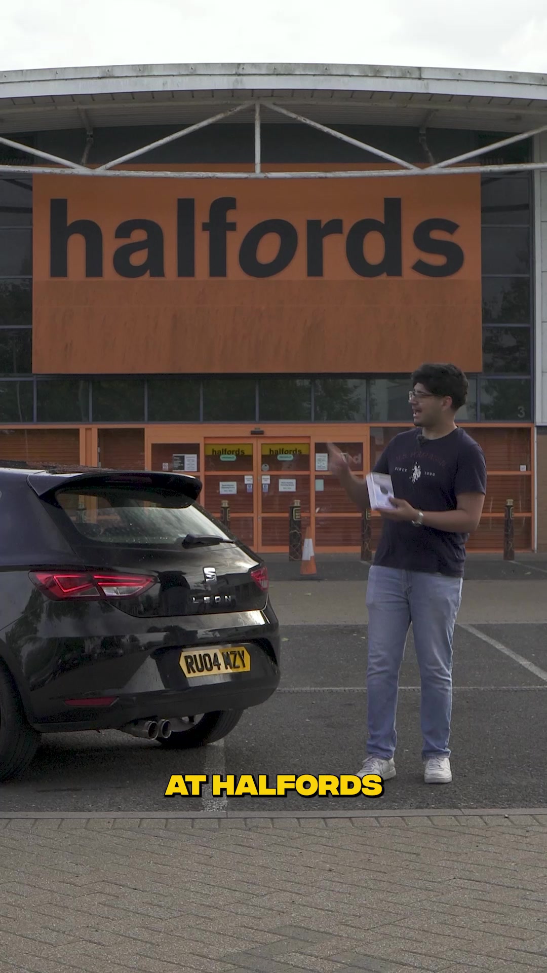 TikTok post by @rumzy_rt for OOONO. Caption reads: Check out OOONO Co-Driver NO2 at a Halfords near....
